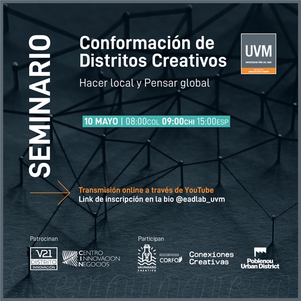 Con alta convocatoria se desarrolló el seminario “Conformación de Distritos Creativos, Hacer Local y Pensar Global”