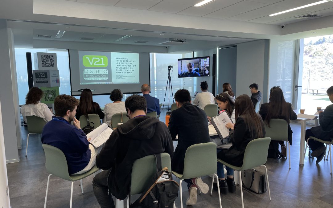 Funcionarios del Municipio de Viña del Mar participan del tercer Seminario de Capacitación sobre Distritos de Innovación